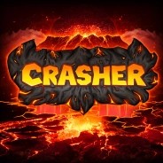 Crasher slot logo by Galaxsys at Nordspin CasinoCrasher