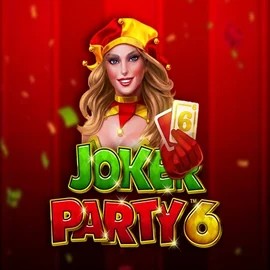 Joker Party 6 slot logo by Greentube at Nordspin CasinoJoker Party 6