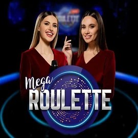 Mega Roulette slot logo by Pragmatic Play at Nordspin Casino