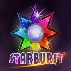 Starburst logo – Slots by NetEnt at Nordspin Casino