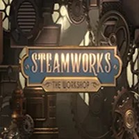 Steamworks The Workshop online game logo by Peter & Sons on nordspin.gr