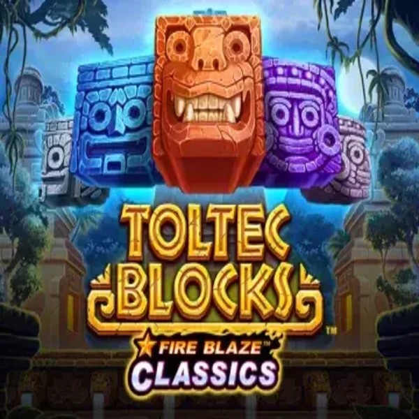 Fire Blaze: Toltec Blocks casino game by Rarestone Gaming – featured logo at Nordspin Casino